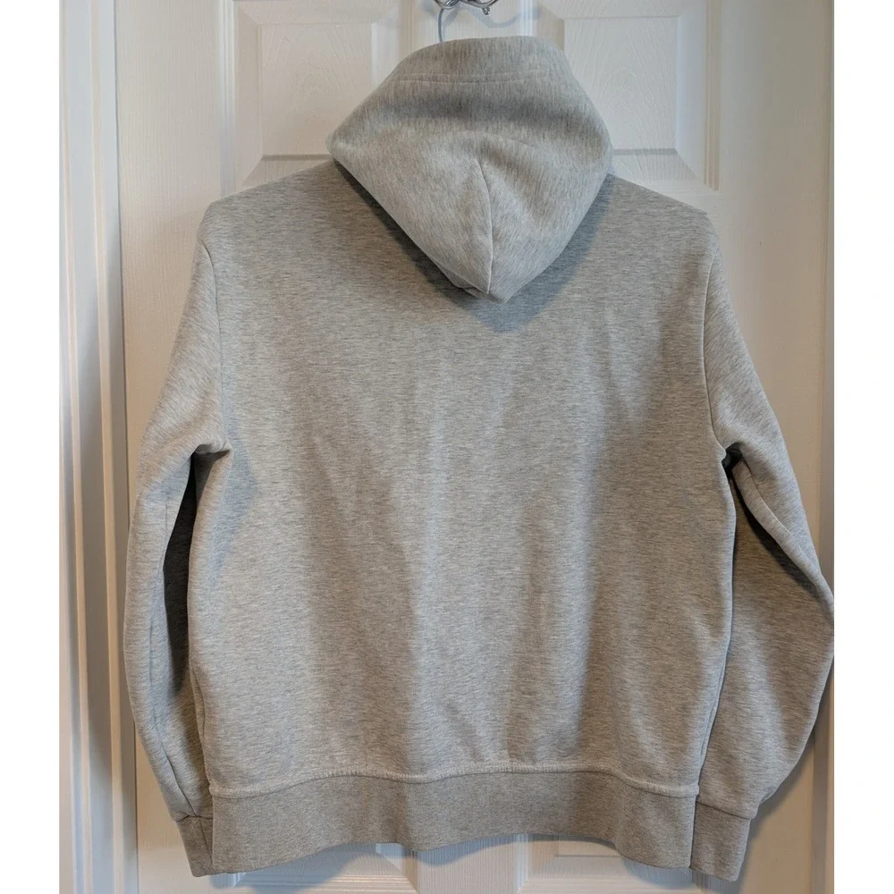 Polo Ralph Lauren Mens L Full Zip Hoodie Gray Heather Pony Logo VERY NICE! - Picture 7 of 8